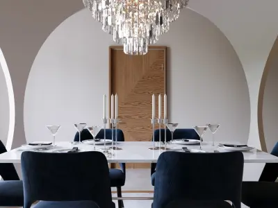 Interior - Diningroom - 050723 3D model