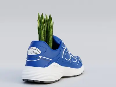 Dior B30 Countdown Sneaker 3D printed shoes Dior 3D print model