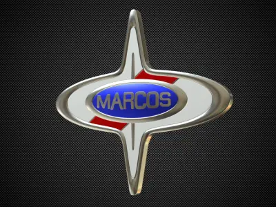 marcos logo 3D model