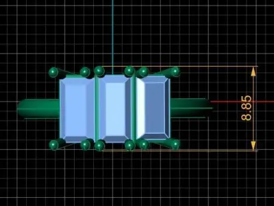 LUXURY EMERALD RING 3D PRINTABLE MODEL 3D print model