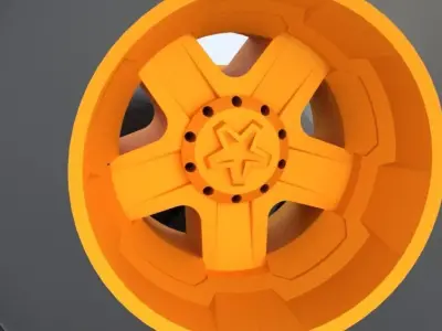 Monster wheel 1 3D model