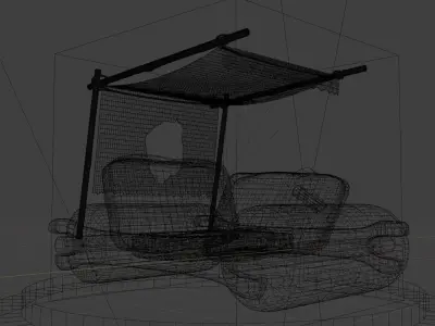 Flinstones Freids car 3D model