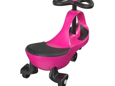 Wiggle Car Ride On Toy PBR 3D model