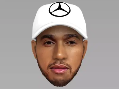 Lewis Hamilton 3D model