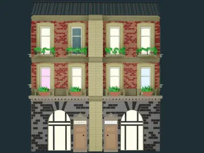 Street Scene Free 3D model