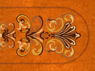 Oval classic dining table by Modenese 3D model