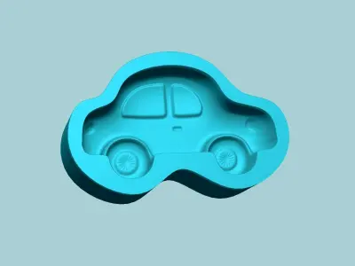 Jelly Candy Molding Car - Gummy Mould 3D print model