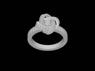 BOUCHERON - SOLITAIRE PIVOINE - RING 3D print model