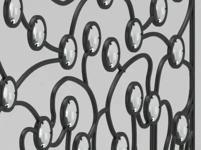 Fireplace Panel 01 3D model