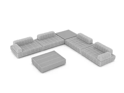 garden door 07 model Low-poly 3D model