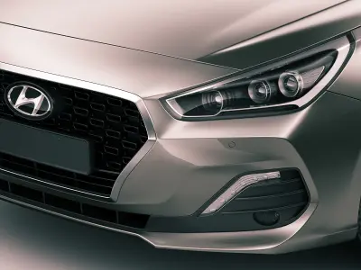 Hyundai i30 Fastback 2018 3D model