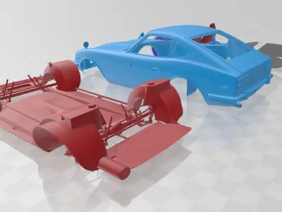Datsun 240Z - Separate Parts Model 3D print model