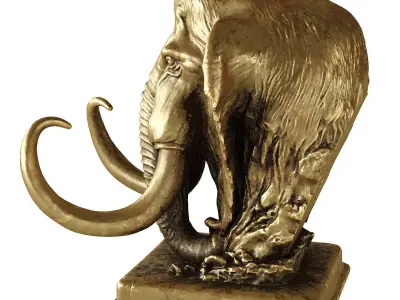 mamut statue 3D model