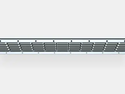 METOD Ventilation grille Low-poly 3D model