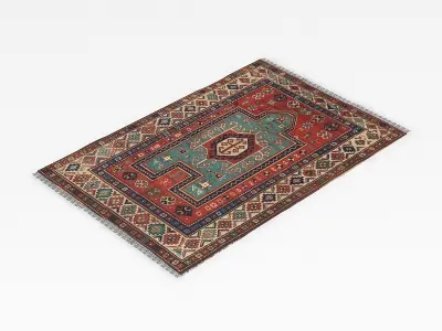 Carpet 3 afghan rug 3D model