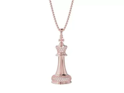 CHESS PIECE PENDANT 3D PRINT MODEL 3D print model