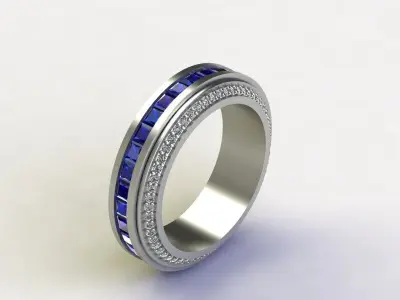 princess ring 3D print model