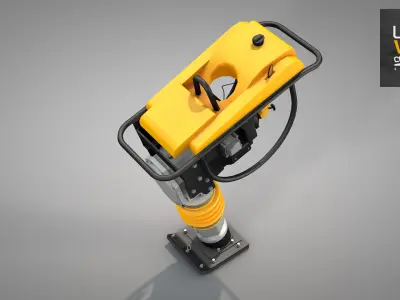 Construction - Tamping Rammer 3D model
