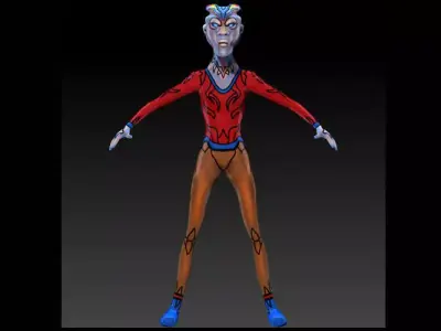 core 1 human figure Free low-poly 3D model