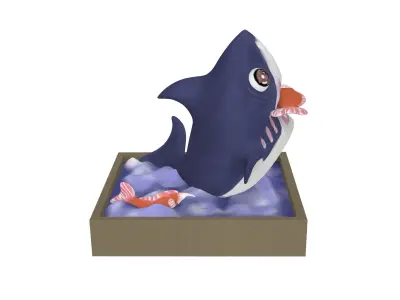 Cute Shark 3D print model