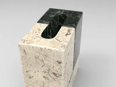 Uare Vase Low-poly 3D model