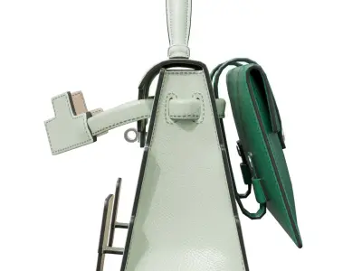 Hermes Kelly Doll Picto Bag Low-poly 3D model