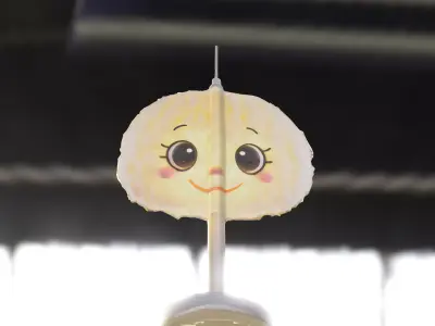 Cute Cotton Candy 3D model