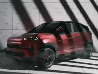 Tata Nexon 2024 EV 3D model