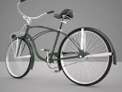 Bicycle vintage - vintage 3D model
