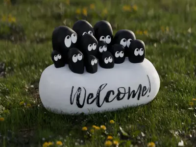 Welcome Decoration 3D model