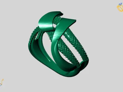 Women Plain Ring STL Models Womens Ring 3dmodels 3D print model 3D print model 29
