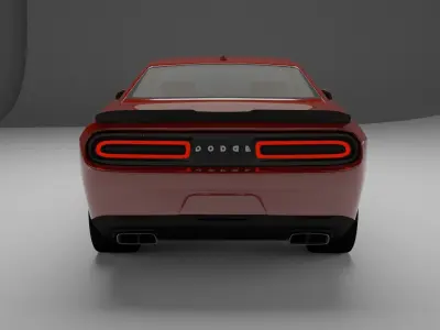 Dodge Challanger SRT 2015 3D model
