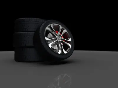 Complete wheel R19 3D print model