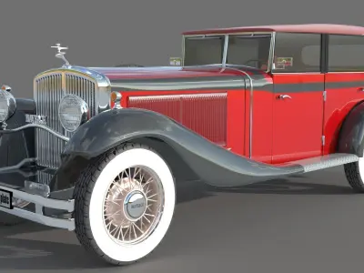 Maybach Zeppelin DS7 Luxury Limousine 3D model