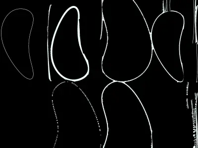 Futuristic Tiered Coffee Table Low-poly 3D model