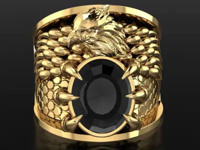 Eagle Ring 3D print model
