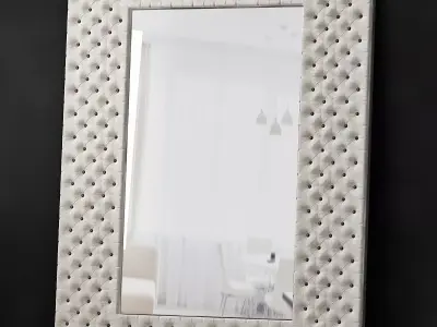 Restoration hardware mirror low poly 3d model Low-poly 3D model