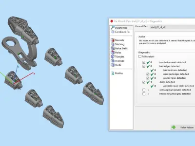 Bvlgari Snake Serpenti Earring 3D print model
