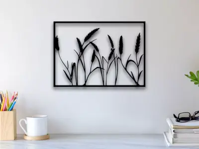 Flower Wall Art 3D print model