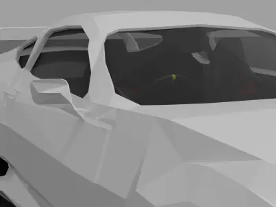 Toyota Supra mk4 Low Poly  Low-poly 3D model