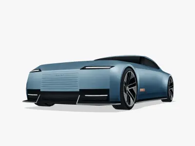 Jaguar Type 00 2024 Low-poly 3D model