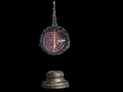 Chrono key 3D model