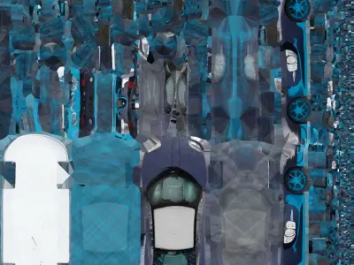 bugatti 3D model