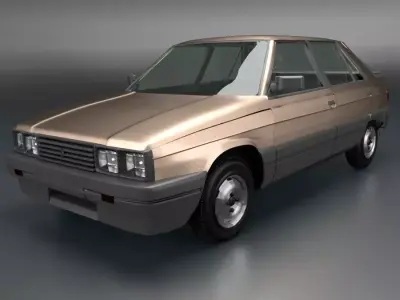 RENAULT 11 OLD CAR  3D model