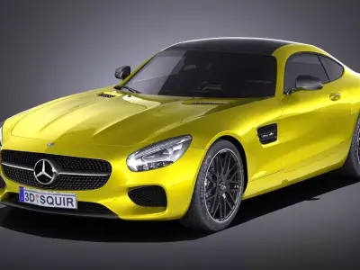 Mercedes-Benz AMG GT S 2016 VRAY 3D model
