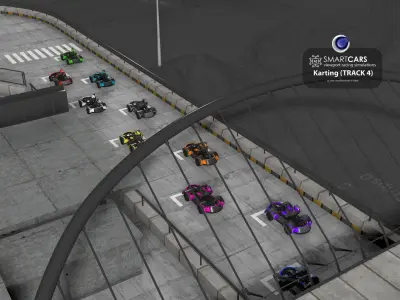 SmartCARS AI Karting Simulations 4 3D model