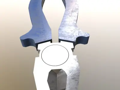 Low Poly Pliers Low-poly 3D model