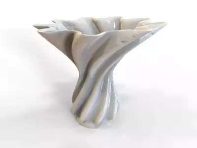 Vase 02 Low-poly 3D model