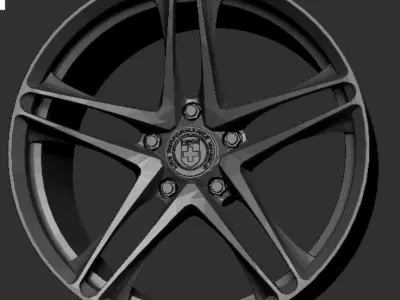 HRE P207 P2 Series Wheels Rims 3D Print Ready 3D print model