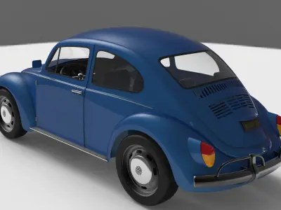 Beetle volkswagen - volkswagen 3D model